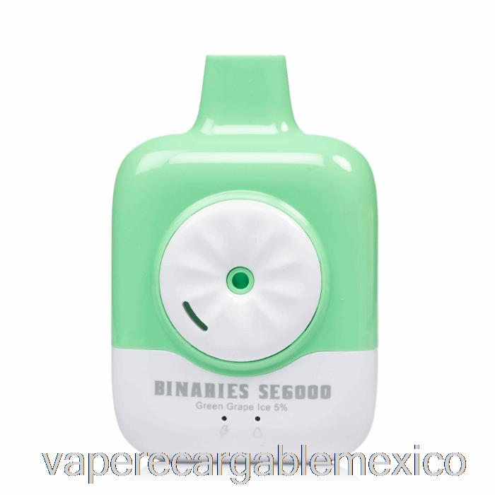 Vape Recargable Horizonte Binarios Se6000 Desechable Uva Verde Hielo